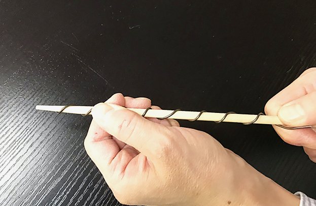 針金かけの練習