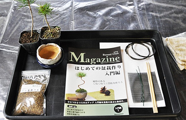 盆栽キットの付属品