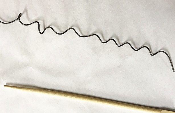 針金かけの練習